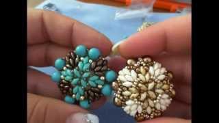 DIY tutorial anello Venere  superduo e perle  ring [upl. by Aicilet1]