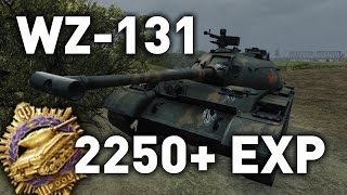 World of Tanks  WZ131  2250 EXP [upl. by Ecaj975]