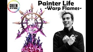 Painter Life ENG 01 How to Paint Warp Flames [upl. by Ronnoc]