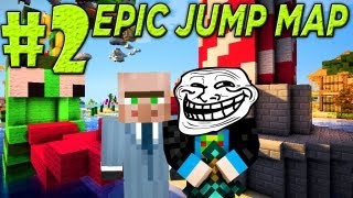 Minecraft EPIC JUMP MAP 2  ConCrafters AUFHOLJAGD  GommeHD [upl. by Kermit]