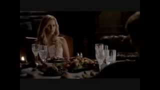 The Vampire Diaries Klaus Rebekah amp Stefan Have Dinner [upl. by Xymenes]