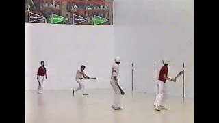 DANIEL  GARRIDO vs INIESTRA  MUSI Ogueta · 1986 Pala corta [upl. by Llemert]