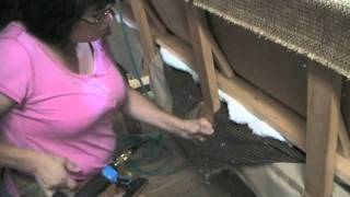 Upholstery How To Upholster The Inside Back of a Sofa [upl. by Vernon]