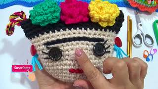 Bolsa de Frida K a Crochet 💋 [upl. by Hgieloj718]