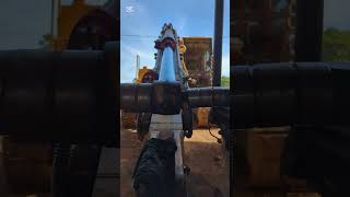 Installation of new parts 7 automobile diy excavator machinetools machine shorts short how [upl. by Inahet287]