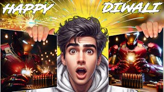 Iron Man Celebrates DIWALI with Epic Photos [upl. by Dlonyer789]