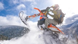 Best Ride Ever Timbersled Snow Bikes in Idaho [upl. by Selassie]