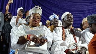 OONI OF ICE AND HIS WIFE OLORI MARIMA OLORI TEMITOPE OGUNWUSI OLOJO FESTIVAL 2024 [upl. by Enyalahs555]