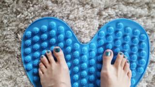 As Seen on TV Futzuki Reflexology Mat for Feet Review [upl. by Morissa]