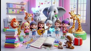 The Colors  Baby Shark Kids Alots Of Songs  Cartoon Nursery Music Rhymes [upl. by Aihsital367]