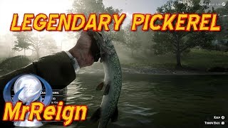 Red Dead Redemption 2  Hunting The Legendary Chain Pickerel  Legendary Fish Location amp Tactics [upl. by Wilkens922]