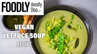 Vegan Recipe Lettuce Soup [upl. by Urial]