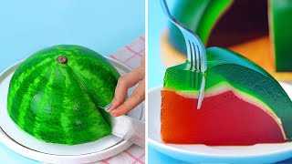 So Yummy Watermelon Cake Recipes  How to Make Easy Fruit Cake  Perfect Cake Decorating Ideas [upl. by Roseanna]