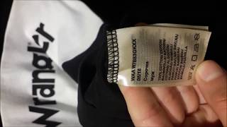 How to spot original Wrangler clothes manufacture date [upl. by Prudi]