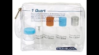 Deluxe 1Quart Travel ZipTop Bag with Bottles TSA Compliant [upl. by Ardeen354]