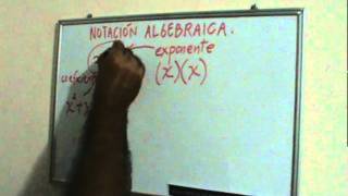 1Notación Algebraica [upl. by Ewolram]