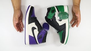 The Air Jordan 1 Court Purple amp Pine Green  Which Did You Choose [upl. by Nide488]