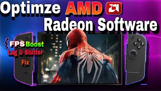 Optimize AMD Radeon Software Setting For Gaming amp Performance Lenovo Legion Go amp Rog Ally [upl. by Miran]