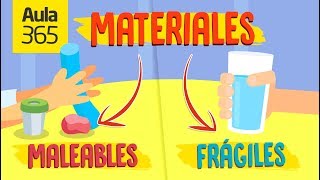 ¿Cuáles son las propiedades de los materiales  videos Educativos Aula365 [upl. by Four]