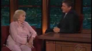 Betty White calls Sarah Palin a quotCrazy Bitchquot on Craig Ferguson [upl. by Nwahsid]