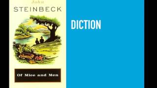 Diction in Of Mice and Men [upl. by Nyleahs852]