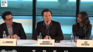 Benedict Cumberbatch Interview Star Trek Into Darkness Premiere [upl. by Sletten274]