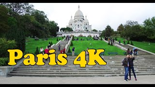 Walk around Paris France 4K Montmartre Anvers  Sacré Cœur  Place Dalida [upl. by Nathan976]