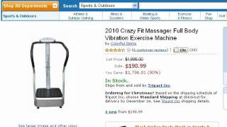 The Crazy Fit Massager Full Body Vibration Exercise Machine Review [upl. by Waligore]