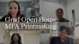 MFA Printmaking  RISD Graduate Open House  20242025 [upl. by Isidoro]