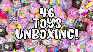 Unboxing 46 NEW Blind Bags HUGE Unboxing Party [upl. by Enelrad]