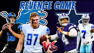 REVENGE GAME  Detroit Lions Vs Dallas Cowboys  LIVE [upl. by Hutt]