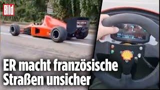 Autoliebhaber aufgepasst umgebauter Formel 1 Rennwagen [upl. by Ferino50]