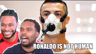 Americans React to Proof Cristiano Ronaldo is NOT Human [upl. by Ilyse254]