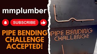 Copper pipe bending challenge [upl. by Rika749]