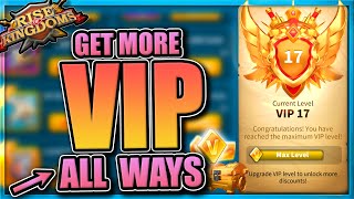 How to get VIP in Rise of Kingdoms ROK [upl. by Courtenay]