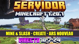 Servidor de Minecraft 1201 con mods RPG  2024 [upl. by Anotal]