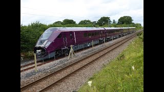 East Midlands Railway 810 005 on the test track at Hitachi Factory 25724 [upl. by Raine127]