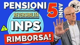 PENSIONI REVERSIBILITÀ CLAMOROSO❗️ L’INPS RIMBORSA i PENSIONATI fino a 5 ANNI DI ARRETRATI ‼️ ✋ [upl. by Katlaps551]