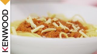 Recette de sauce bolognaise avec le kCook de Kenwood [upl. by Naryt656]