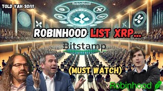 RIPPLE XRP NEWS  quotRobinhoodquot Partners amp List XRP🚨  BitStamp Announces Exchange Run on XRPL🔥 RLUSD👀 [upl. by Lenssen]