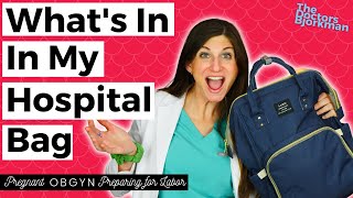 OBGYN Packs Hospital Bag for Mom Partner and Baby 2  Labor amp Delivery amp Postpartum Essentials [upl. by Collis546]