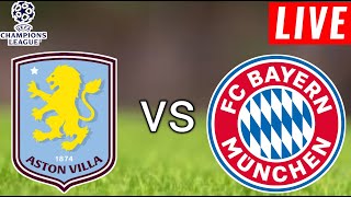 Aston Villa vs Bayern Munich Live Score l Champions League 202425 l Full Match [upl. by Evol]