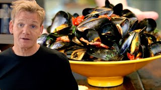 Gordon Ramsays Steamed Mussels [upl. by Bobbee]