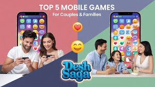 Top 5 Mobile Games For Couples And Family [upl. by Ganny]