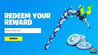 TUTO  UTILISER UN CODE POUR LA PIOCHE MINTY sur FORTNITE [upl. by Ykcin]