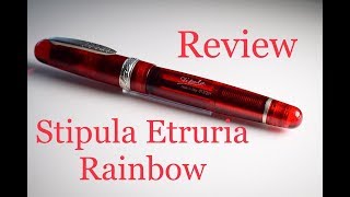 Stipula Etruria Rainbow LE Review [upl. by Einnalem]