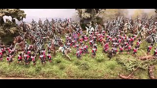 172 Diorama Napoleonic WarsGeneral Pire´s Kavallerie vsGeneral Pictons quotBlack WatchquotHighlander [upl. by Norel78]