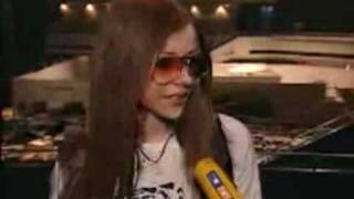 Avril Lavigne  Backstage interview Germany 150203 [upl. by Theurich196]