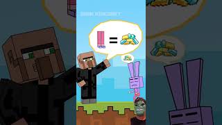 Pulling a Heavier and Heavier Cart👍 minecraft minecraftanimation cartoon memes reaction [upl. by Heimer291]