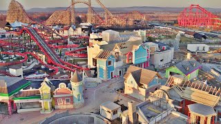 Jak powstają nowości Energylandia 2022  Sweet Valley  Wonder Wheel  Bamboo Bay  POV  Drone [upl. by Logan661]